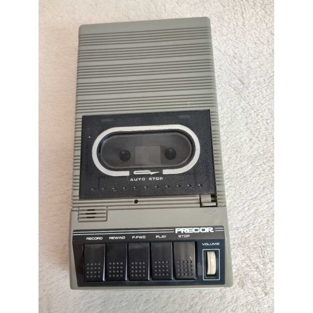PRECOR C 1870 Cassette Tape Recorder Player Auto Stop Vintage Retro